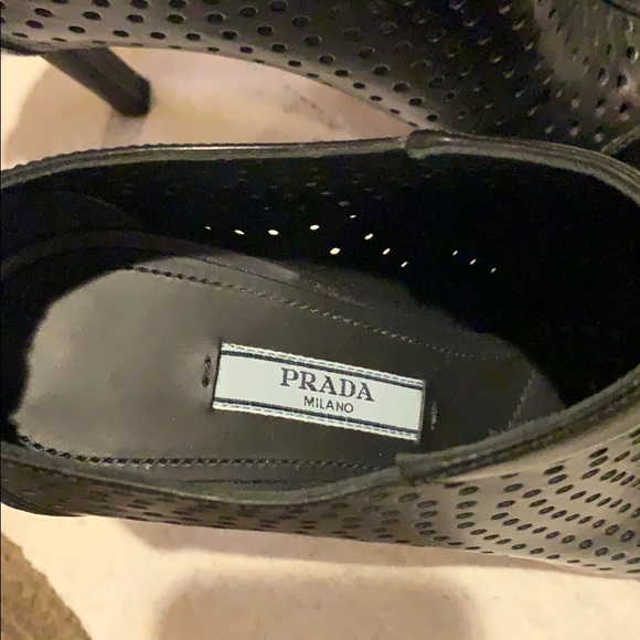 Prada perforated ankle booties - Picture 2 of 5